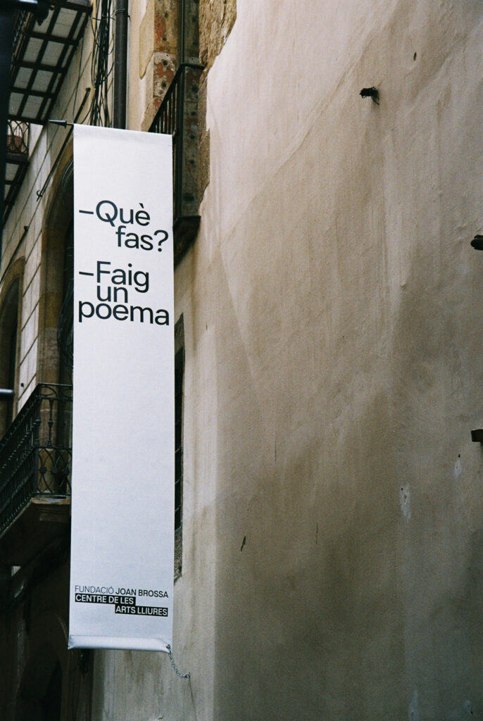Joan Brossa Signage